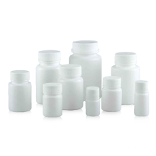 White Color Medical Bottle Plastic HDPE Tablet Bottle Capsule With Screw Lid